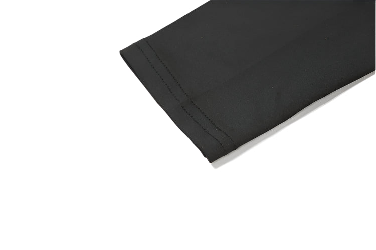 Solid Full Sleeve U-Neck Split Super-Long Top