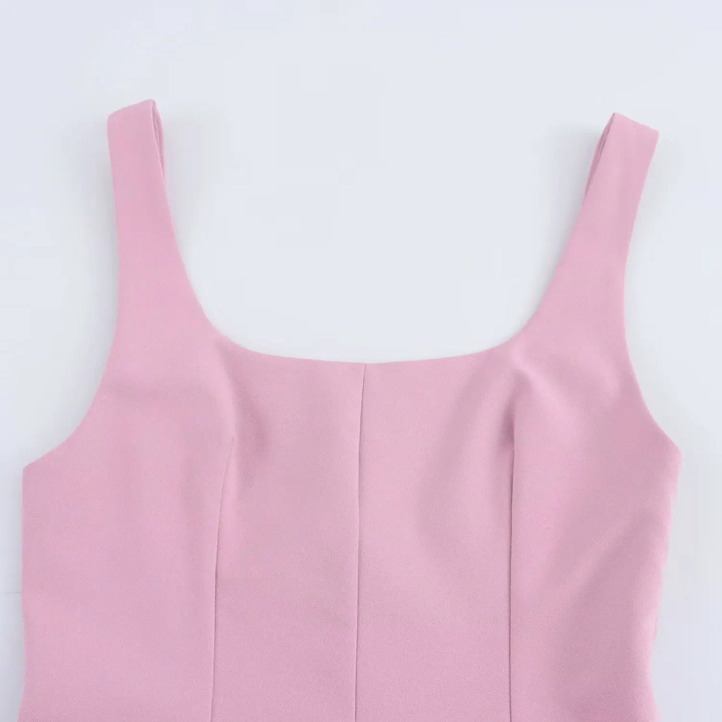 Summer Pleated Dress Chic High Slim Short Dress