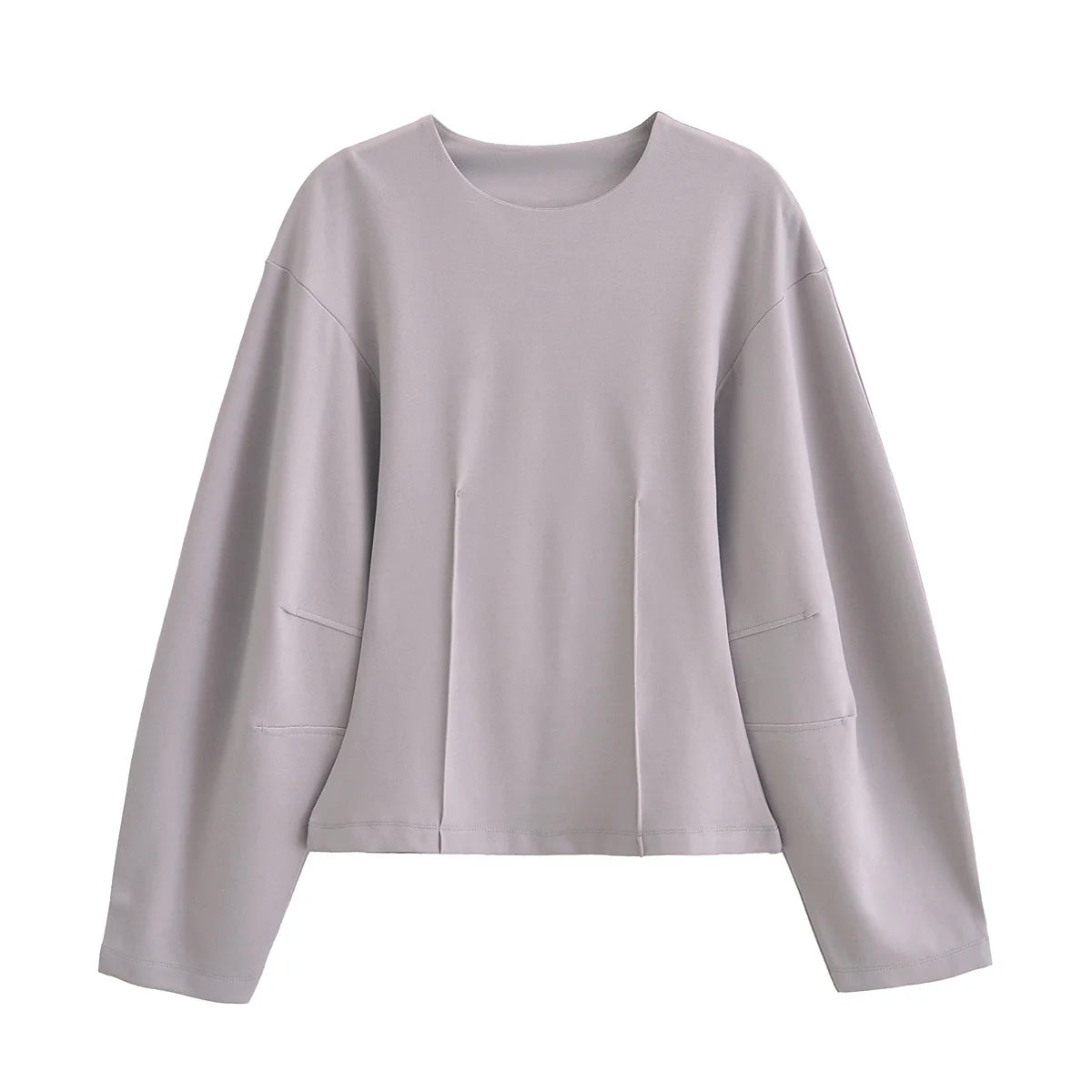 Women's Slimming 2-Piece Set Double-Sided Top Elegant Stretch Long Pants Female Suit