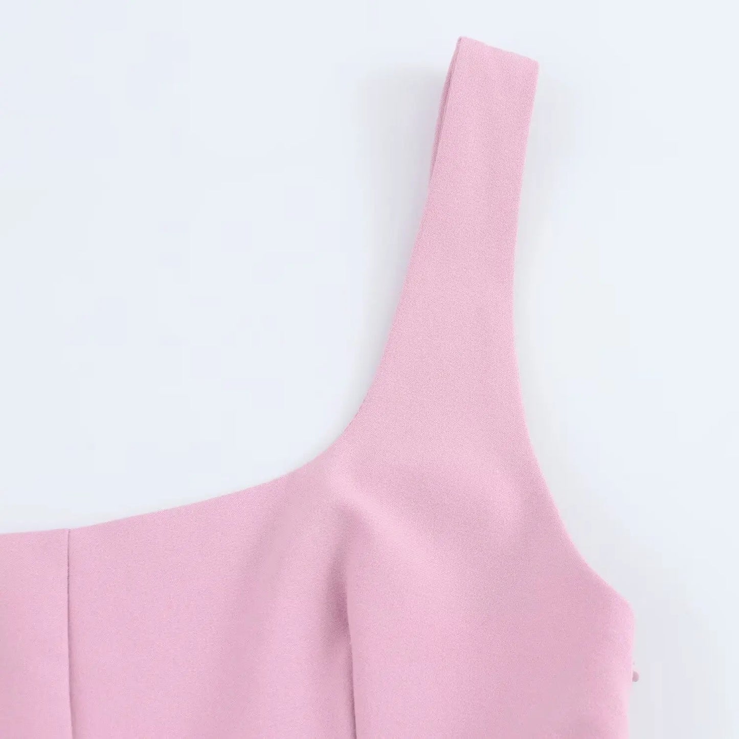 Summer Pleated Dress Chic High Slim Short Dress