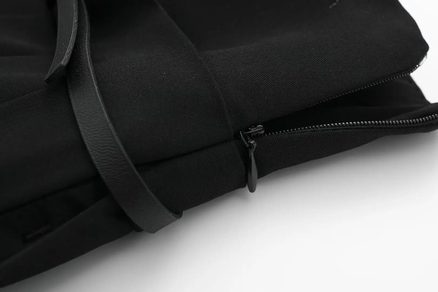 Box Pleated Mini Skirt With Belt