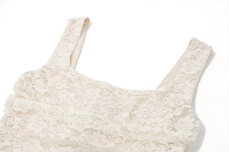 Matching 2 Piece Set Lace Corset + Maxi Skirt