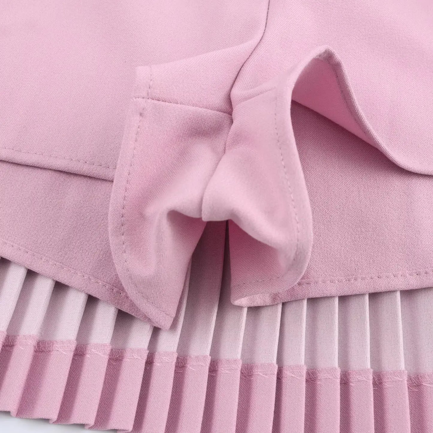 Summer Pleated Dress Chic High Slim Short Dress