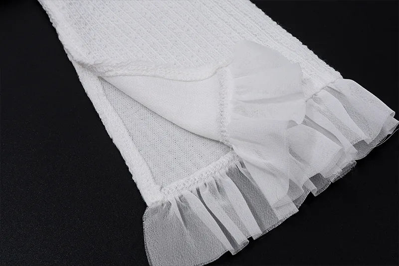 Ruffle Tiered Mini Skirt + Top