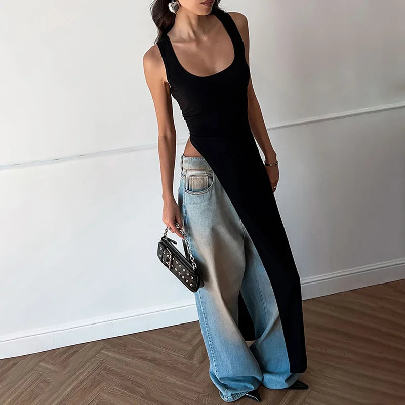 Elegant Long Length Tank Top