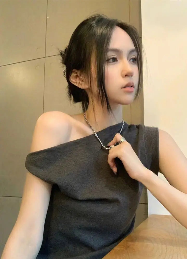 Y2k Fairy Sexy T-shirt Women Off Shoulder Design Crop Top Tee Shirts Femme Korean Fashion Ladies Tops Cute T-shirts Streetwear