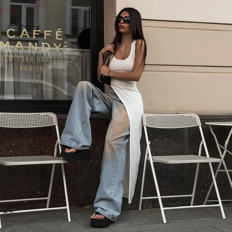 Elegant Long Length Tank Top