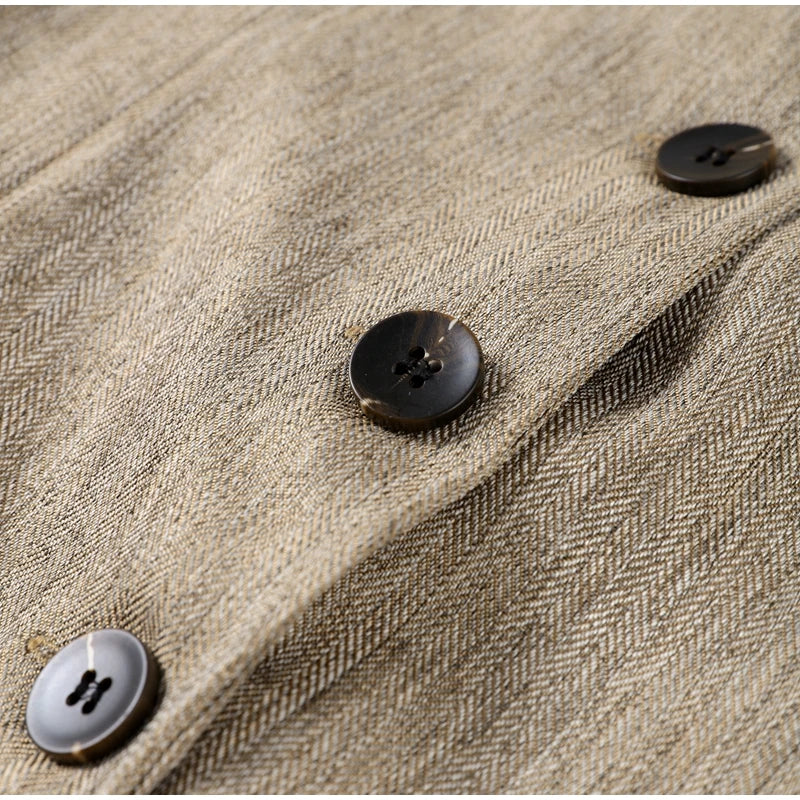 Sleeveless Single-breasted Vest High Waist + Wide Leg Trousers Set