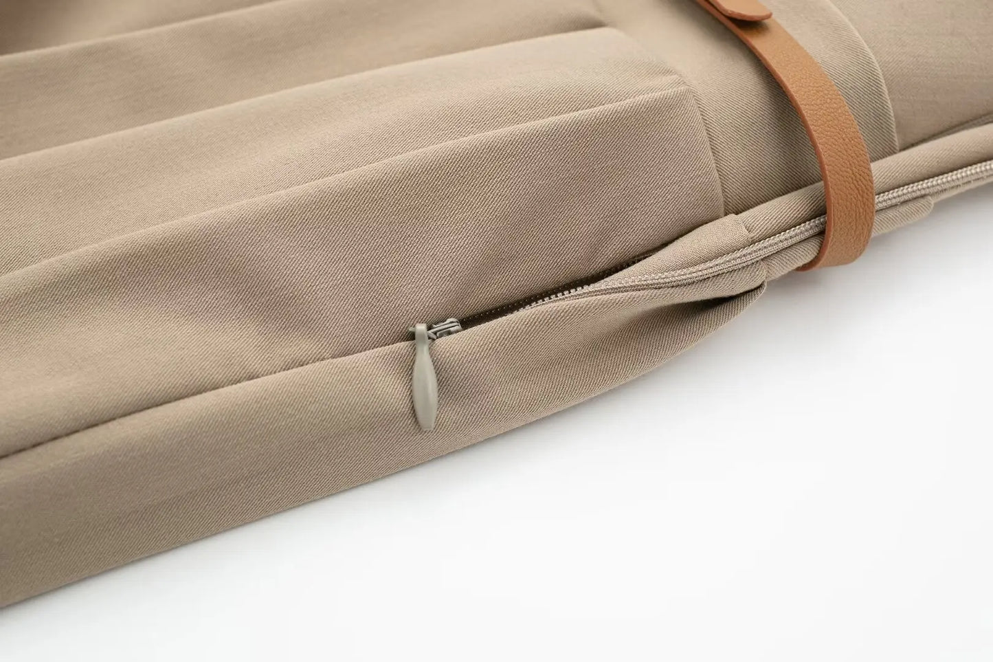 Box Pleated Mini Skirt With Belt