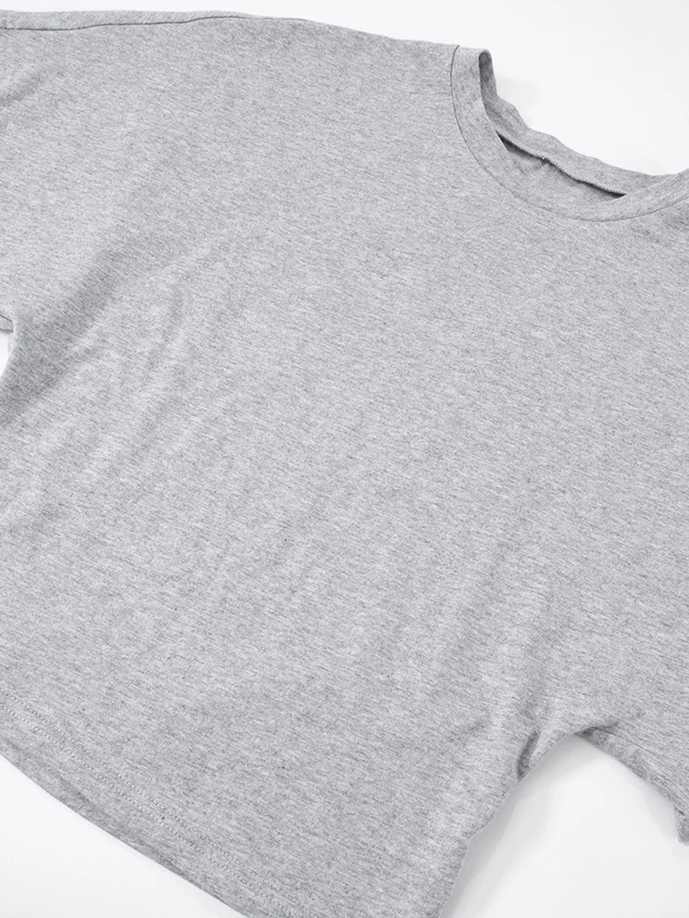 Casual Solid Color Raglan Sleeve Top