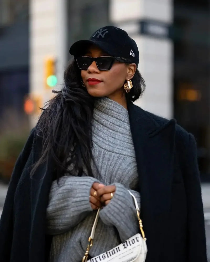 Oversized Off Shoulder Pullover Loose Knit Sweater