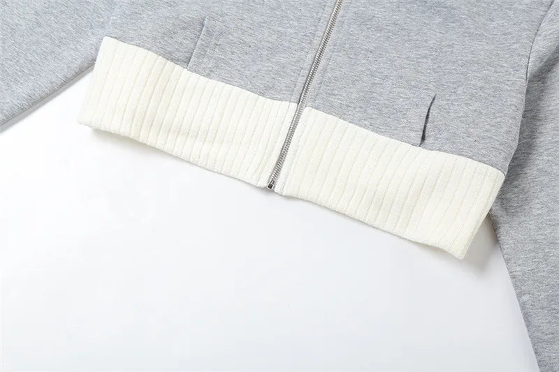 Splice Sweater Skirt Set