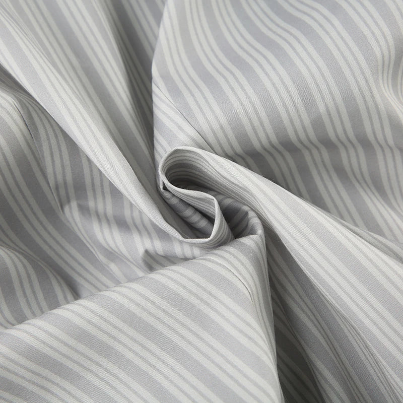 Vintage Buttons Up Lapel Collar Striped Blouse