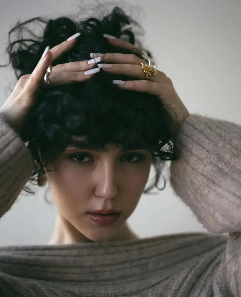 Oversized Off Shoulder Pullover Loose Knit Sweater