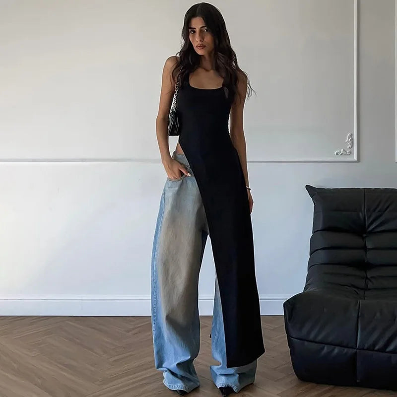 Elegant Long Length Tank Top