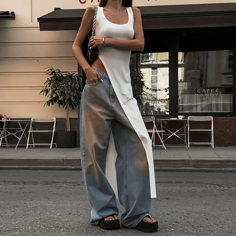 Elegant Long Length Tank Top