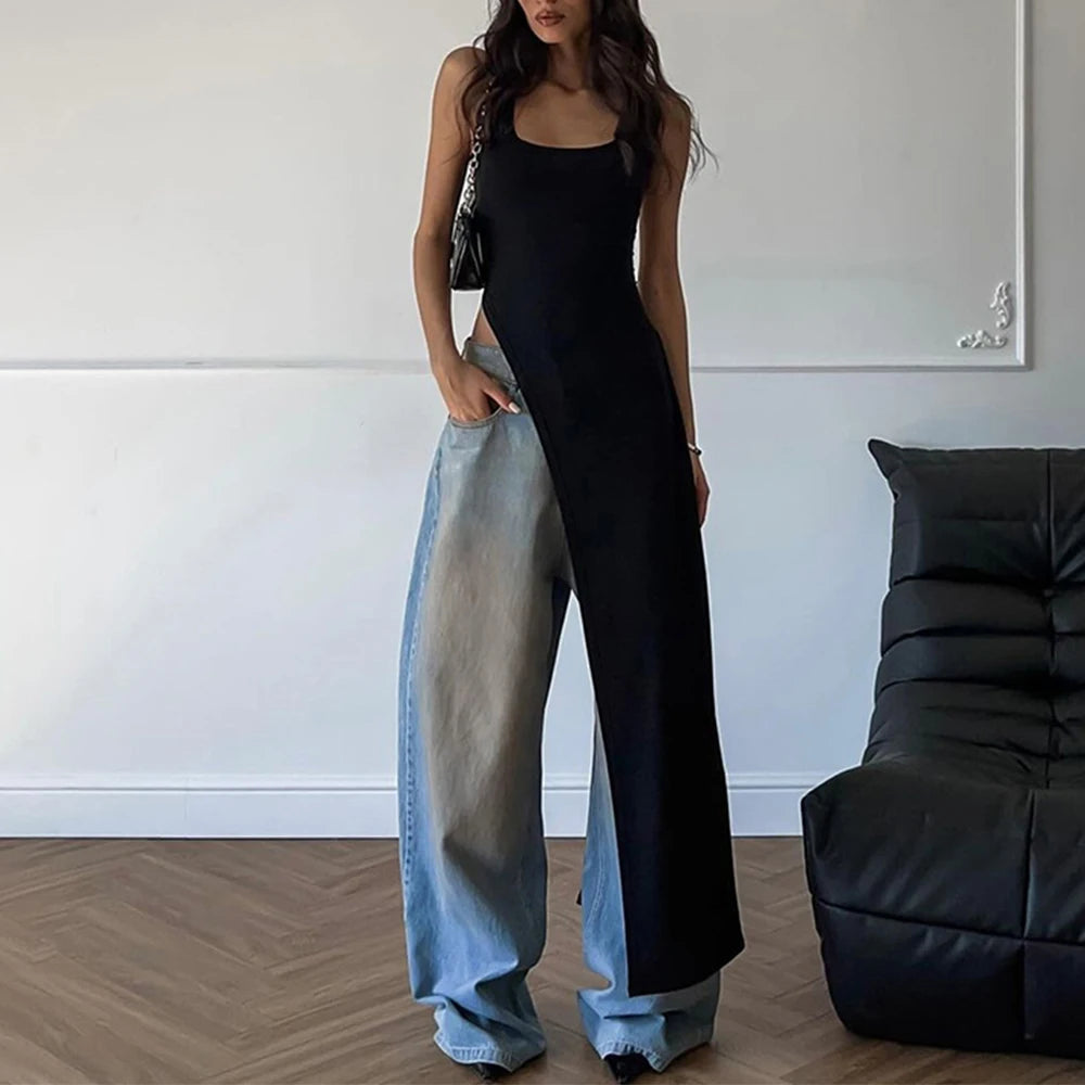 Elegant Long Length Tank Top